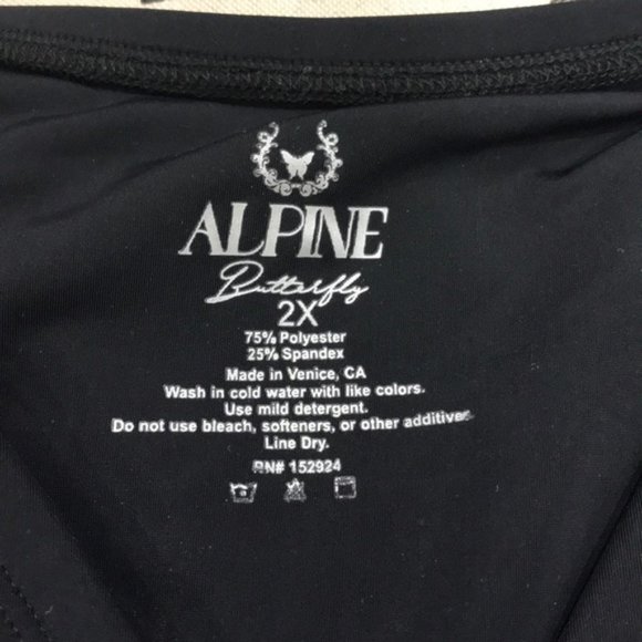 Alpine Butterfly Star Swim Top (PLUS SIZE) - Picture 4 of 7
